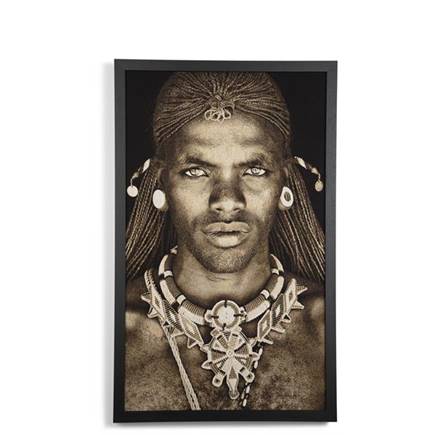 Coco Maison Samburu Warrior schilderij 75x125cm